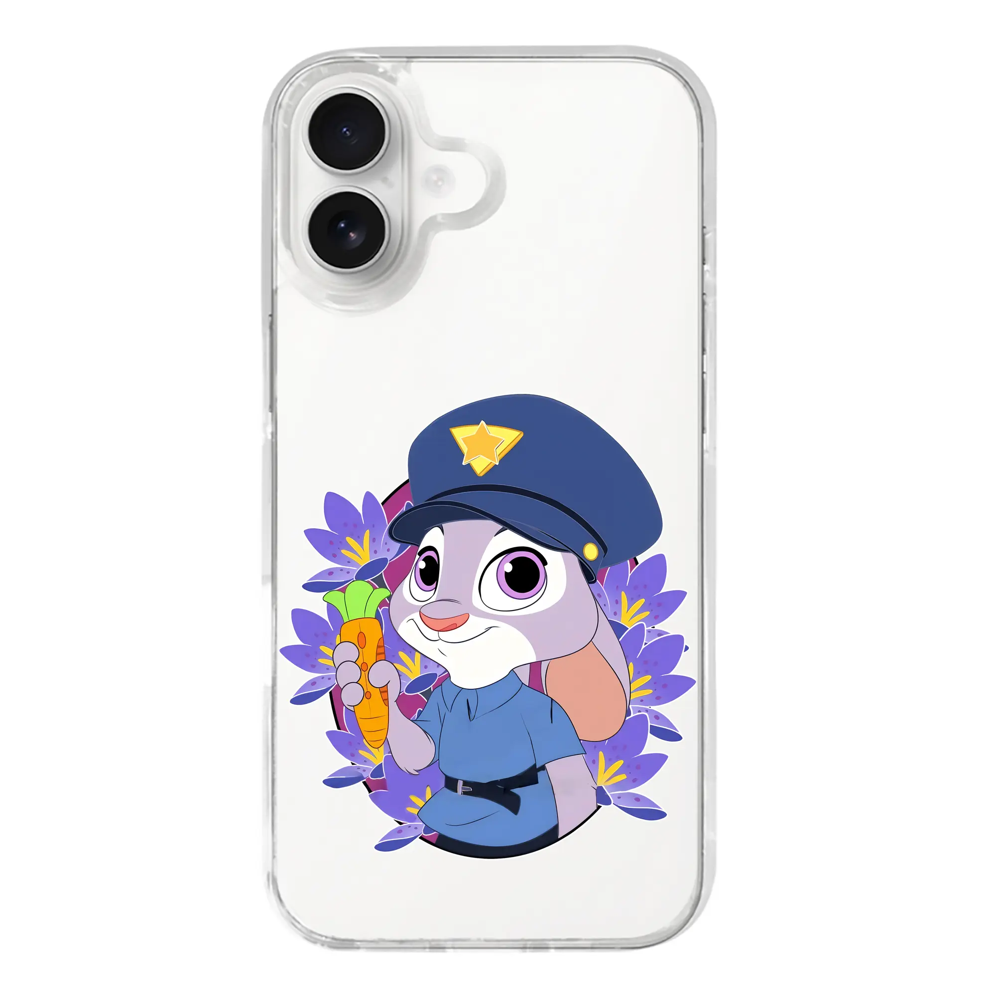 ズートピア グッズ,ジュディ・ホップス - iPhone 17シリーズ 透明スマホケース – 薄型・耐衝撃・精密フィット保護カバー